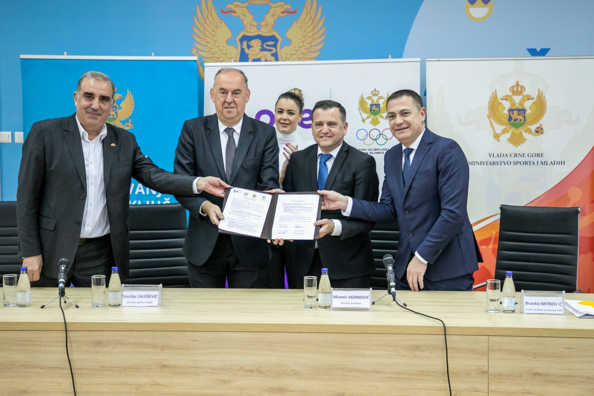 CG: Ministarstva prosvjete i sporta, Crnogorski olimpijski komitet i kompanija One potpisali Memorandum o saradnji
